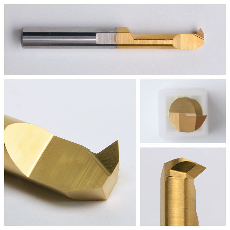 CNC MIR Solid Carbide Micro Boring Bars Nano Coating Untuk Thread Boring