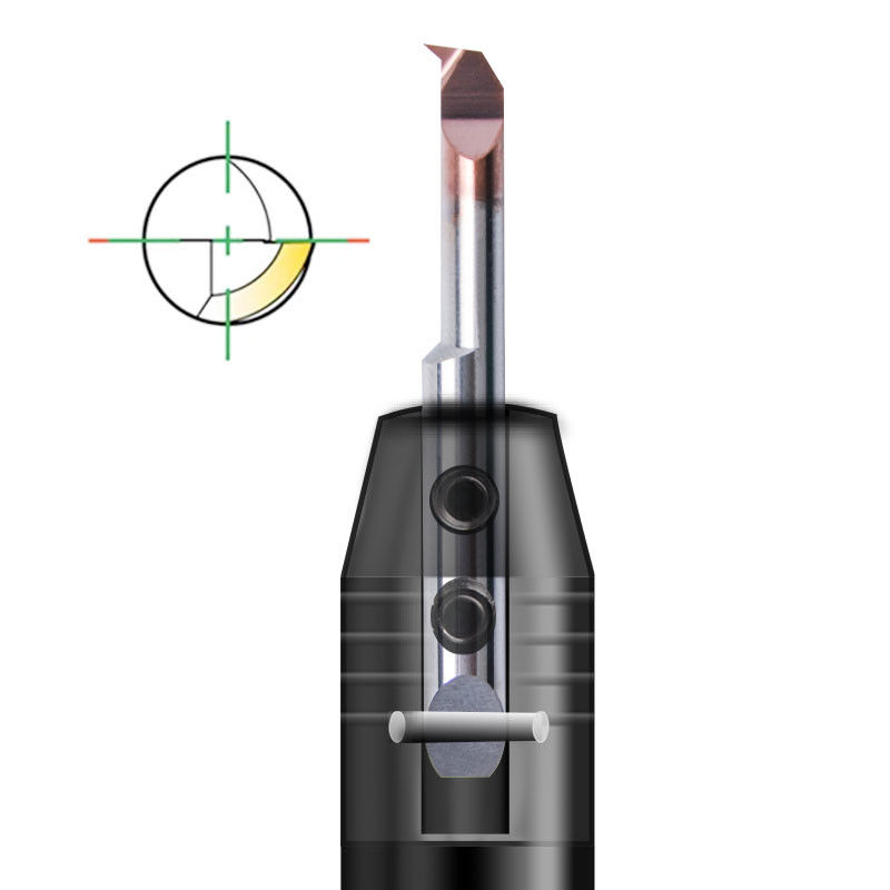 Tungsten Micro Boring Tool, Alat Putar Internal Untuk CNC Micro Lathe Machine