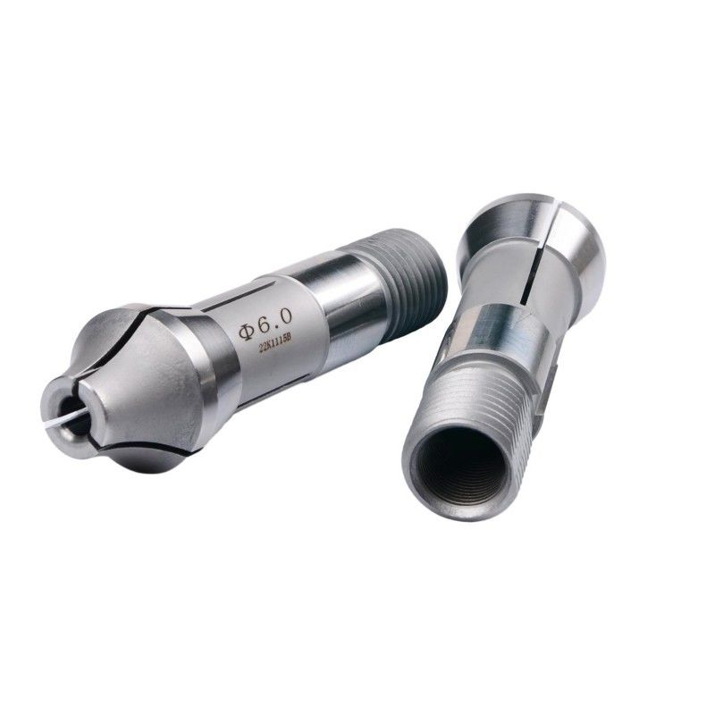 Disesuaikan Swiss Lathe Collets Tapered Long Nose Guide Bush Round Bore Karbida dilapisi
