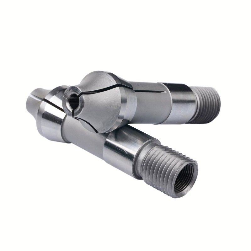 Disesuaikan Swiss Lathe Collets Tapered Long Nose Guide Bush Round Bore Karbida dilapisi