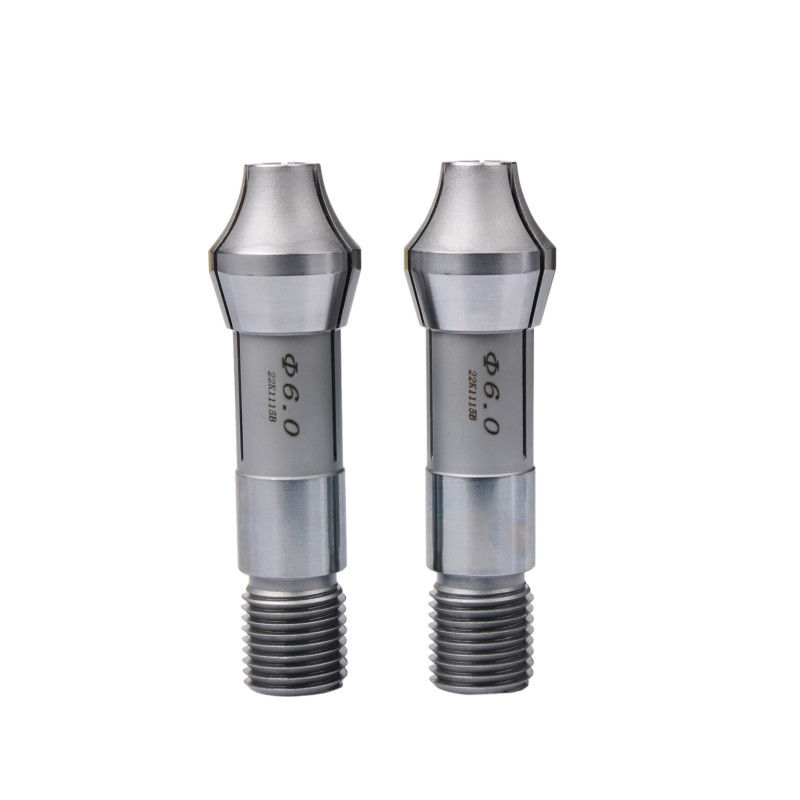 Disesuaikan Swiss Lathe Collets Tapered Long Nose Guide Bush Round Bore Karbida dilapisi
