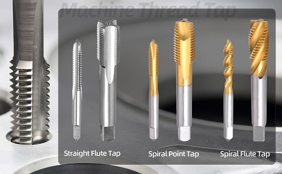 Tap HSS baja kecepatan tinggi dengan jenis benang Imperial Metric