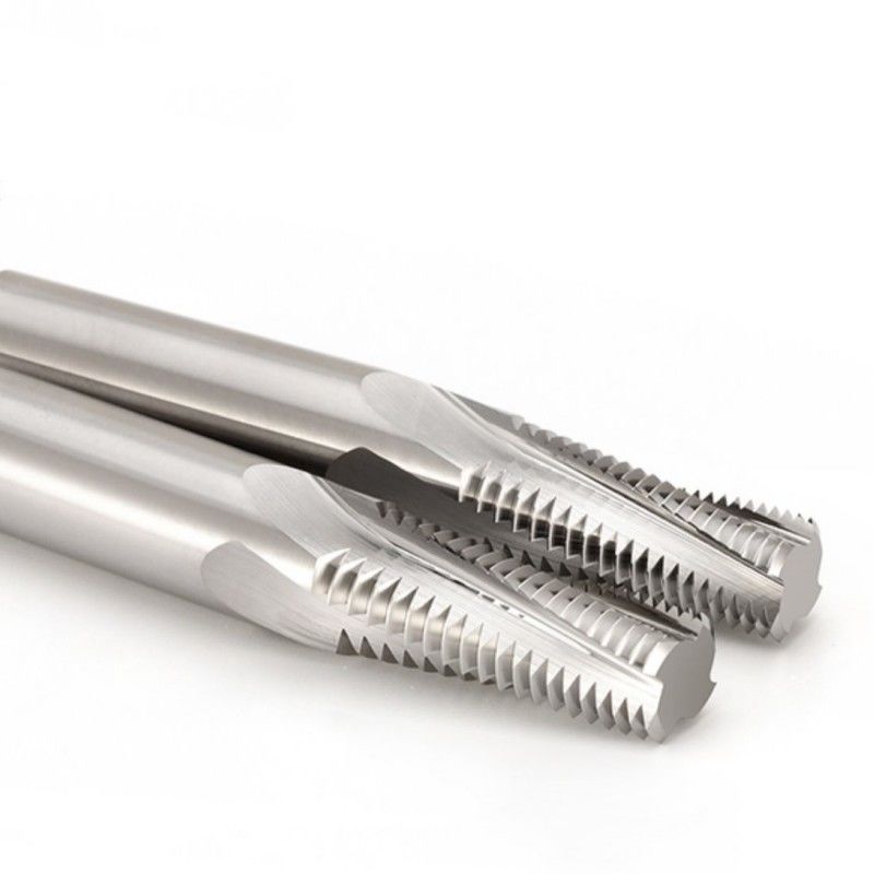 3/8 Carbide Thread Milling Cutter BSPT RC 55 Degree dengan Lapisan Nano Perunggu