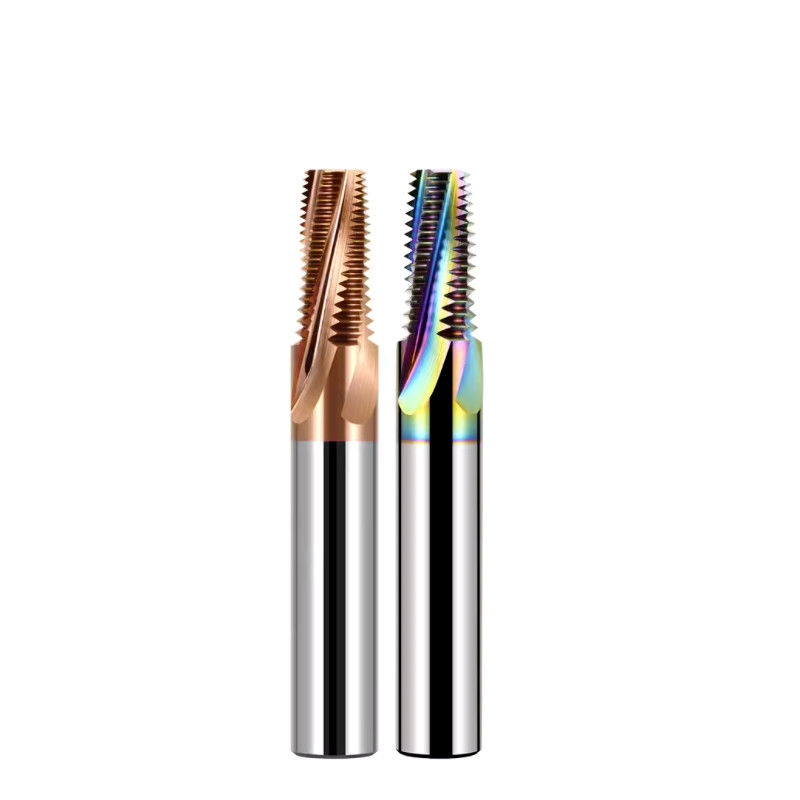 3/8 Carbide Thread Milling Cutter BSPT RC 55 Degree dengan Lapisan Nano Perunggu