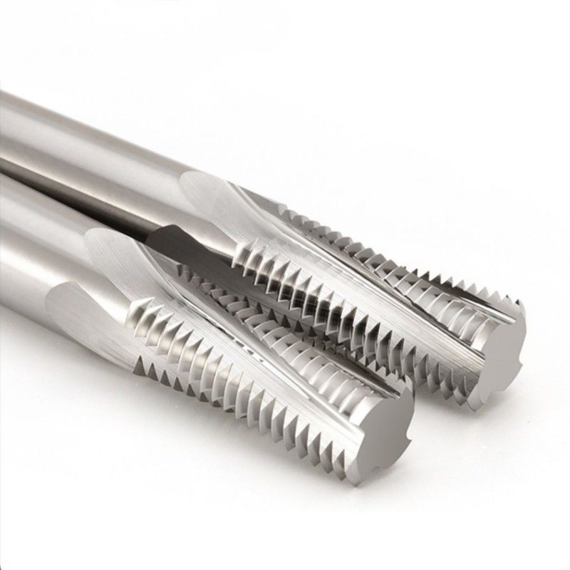 UNF UNEF Thread Cutting End Mill Kekerasan Tinggi UNC 5/16-18 Untuk Baja Titanium Alloy