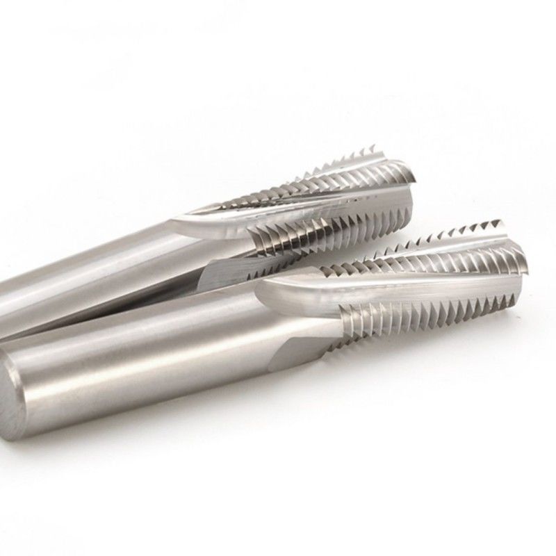 UNF UNEF Thread Cutting End Mill Kekerasan Tinggi UNC 5/16-18 Untuk Baja Titanium Alloy