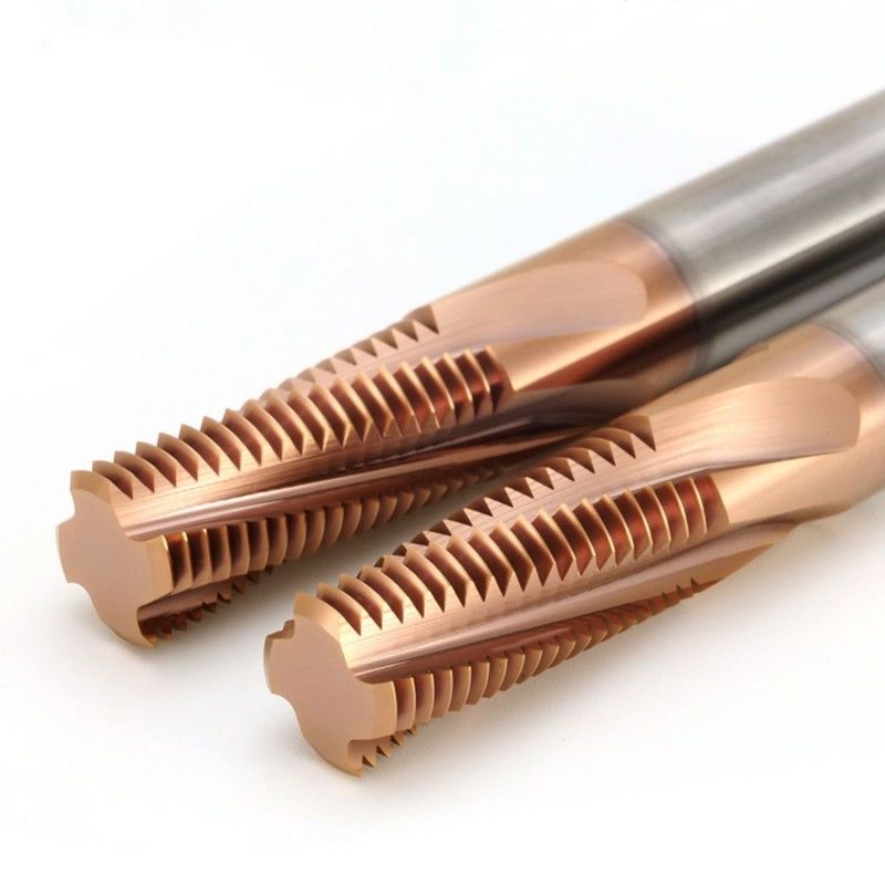 UNF UNEF Thread Cutting End Mill Kekerasan Tinggi UNC 5/16-18 Untuk Baja Titanium Alloy