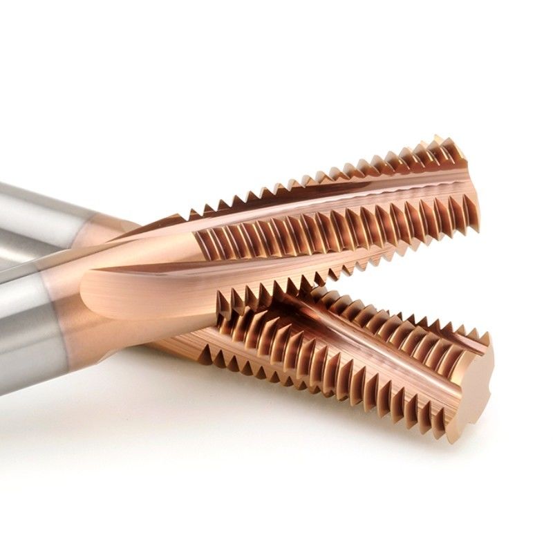 UNF UNEF Thread Cutting End Mill Kekerasan Tinggi UNC 5/16-18 Untuk Baja Titanium Alloy