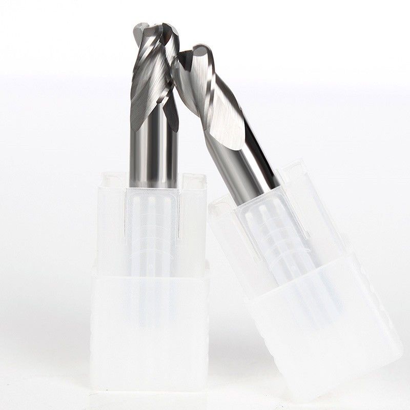 Aluminium Corner Radius Carbide End Mill Untuk Universal Shank Milling Tool
