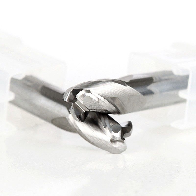 Aluminium Corner Radius Carbide End Mill Untuk Universal Shank Milling Tool