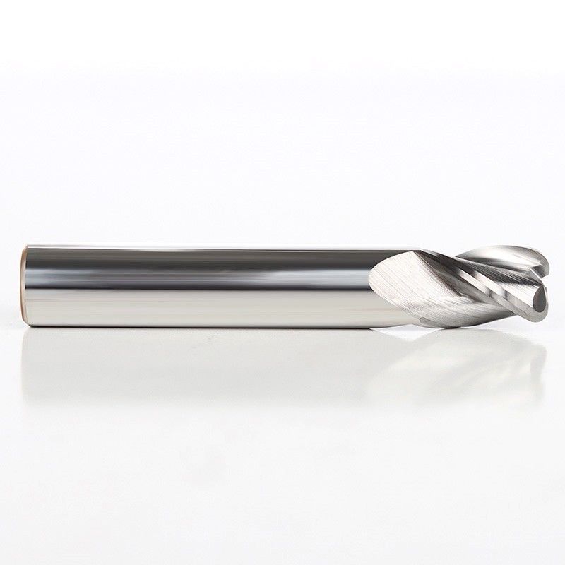 Aluminium Corner Radius Carbide End Mill Untuk Universal Shank Milling Tool