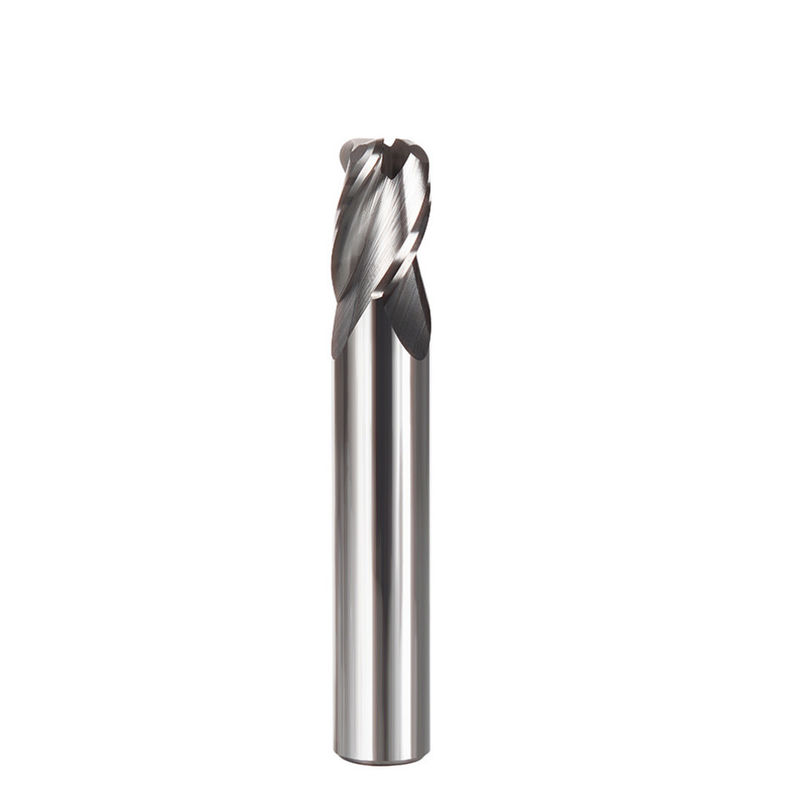 Aluminium Corner Radius Carbide End Mill Untuk Universal Shank Milling Tool