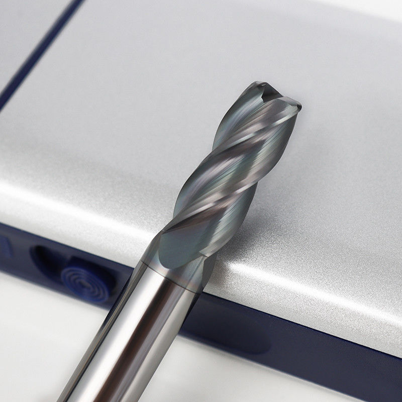 Universal sudut Radius Milling Cutter, HRC45 Solid Karbida Milling Bit Untuk CNC