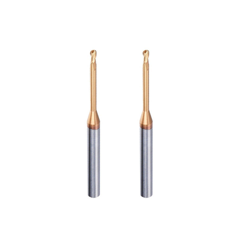 Micro Deep Groove Long Neck Milling Cutter, Radius Sudut 0,1mm