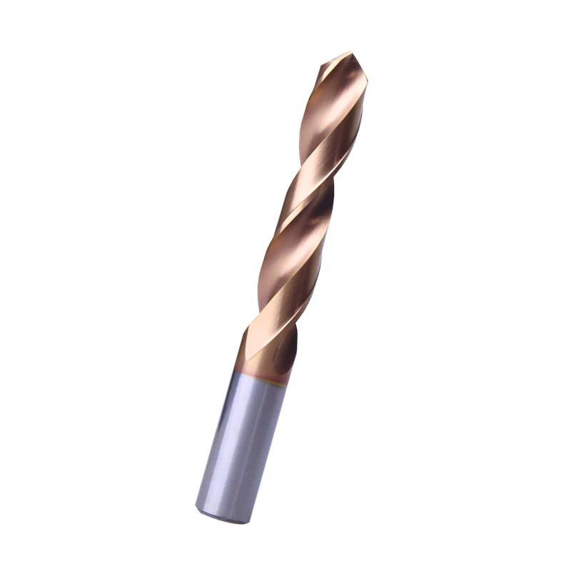 Alat pemotong CNC 3D 5D, Tungsten Carbide Twist Drill Bits 45 Hrc 55 Hrc 60 Hrc
