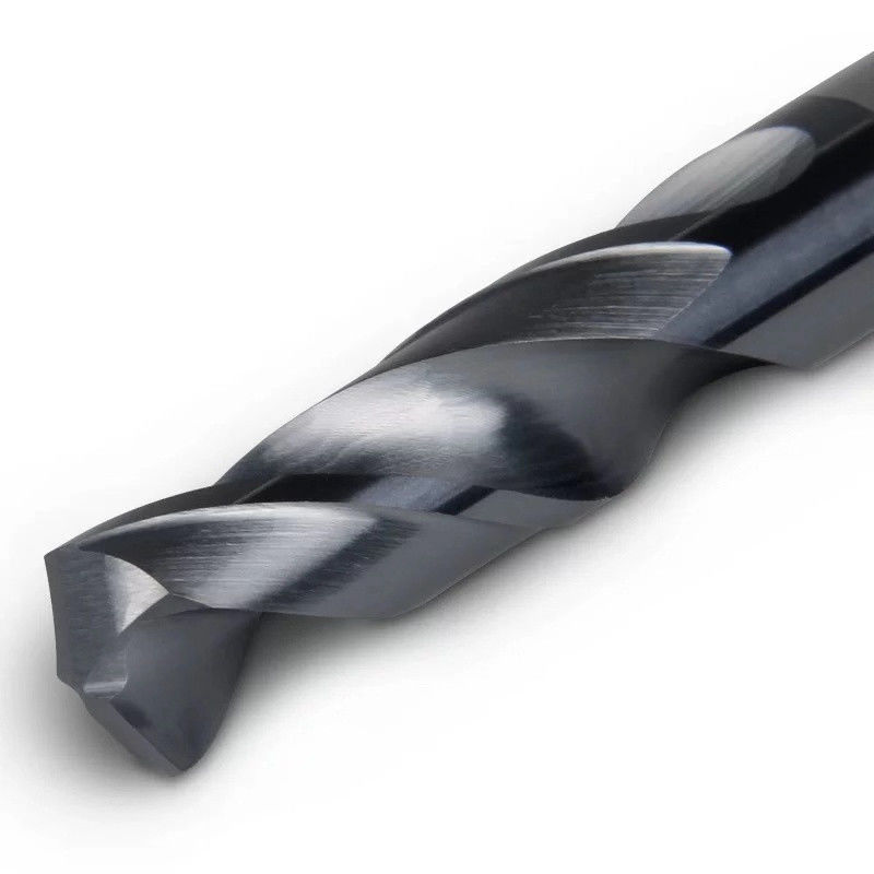 Alat pemotong CNC 3D 5D, Tungsten Carbide Twist Drill Bits 45 Hrc 55 Hrc 60 Hrc