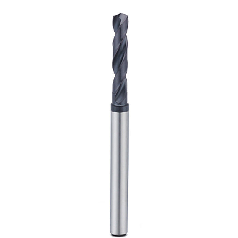 Bahan pendingin dalam kayu Karbida padat CNC Bit Bulat Shank Straight Flute Type