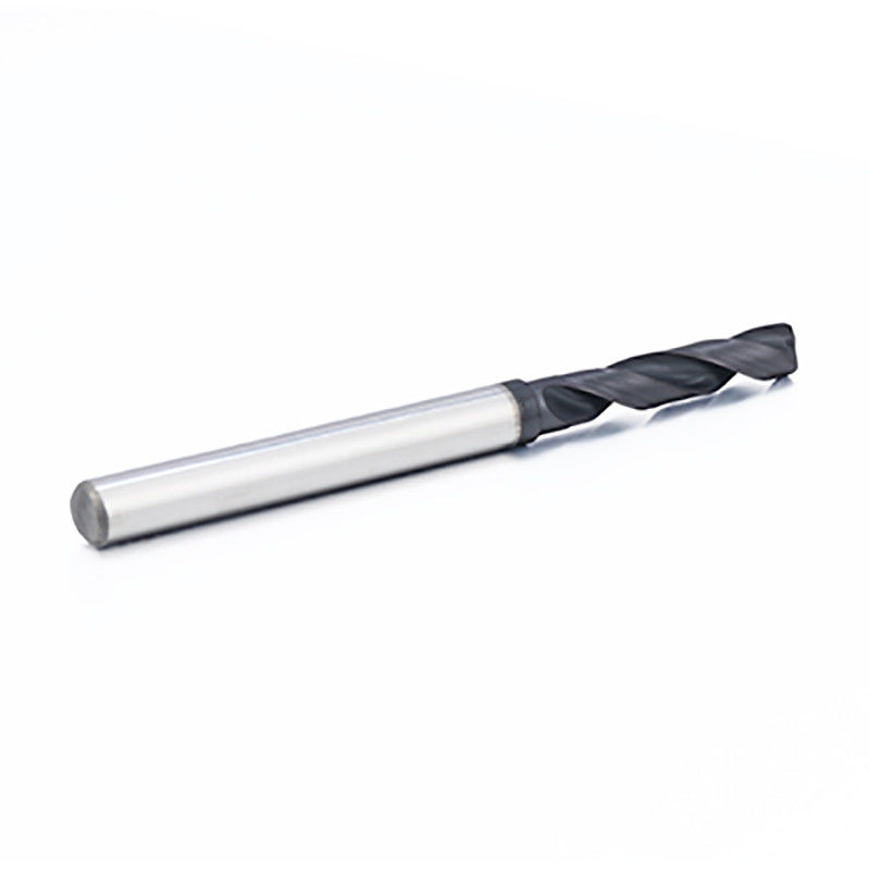 Bahan pendingin dalam kayu Karbida padat CNC Bit Bulat Shank Straight Flute Type