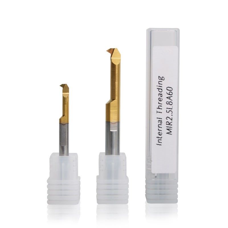 MIR Carbide Threading Boring Tool Precision Tinggi CNC Machining Internal Micro Hole Cutter