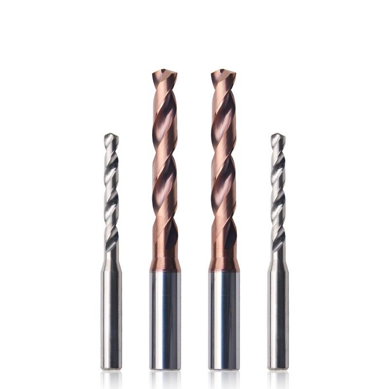 5XD Round Shank solid carbide drill pabrik penjualan langsung step drill untuk baja dan besi