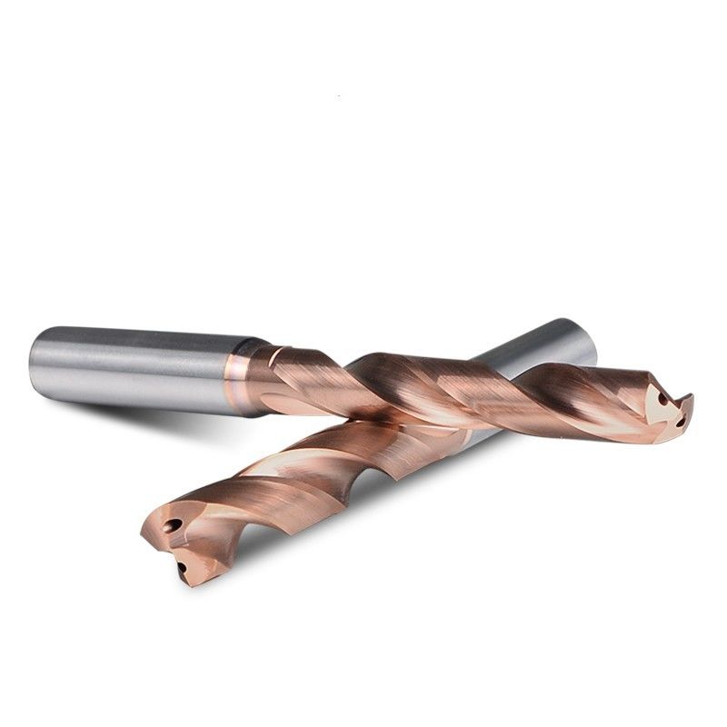 Din Standar Inner-Coolant 5xd Langkah 0.1mm Bor karbida spiral seruling split bor