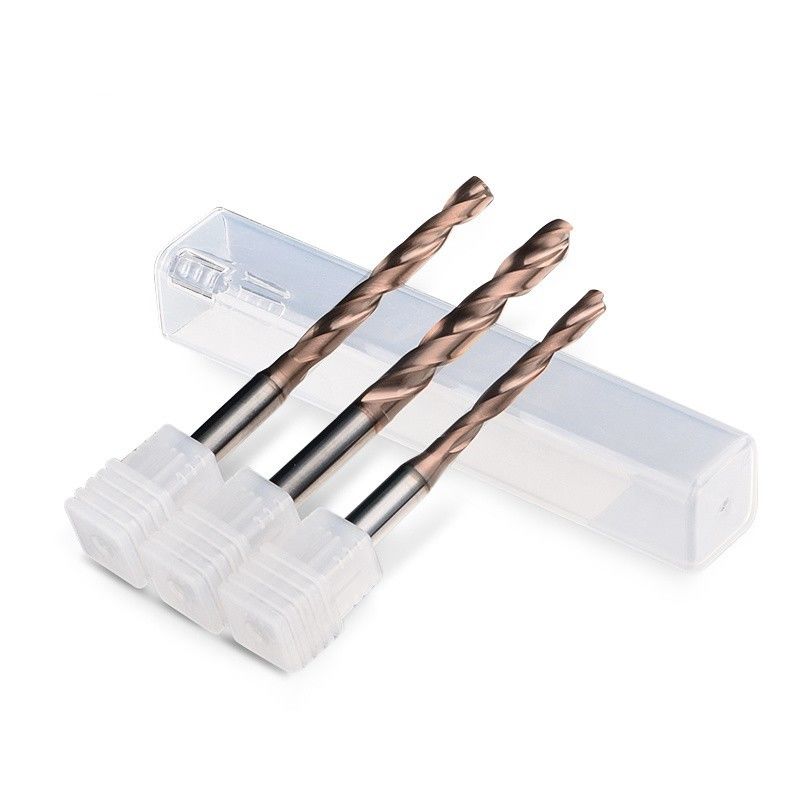 Din Standar Inner-Coolant 5xd Langkah 0.1mm Bor karbida spiral seruling split bor